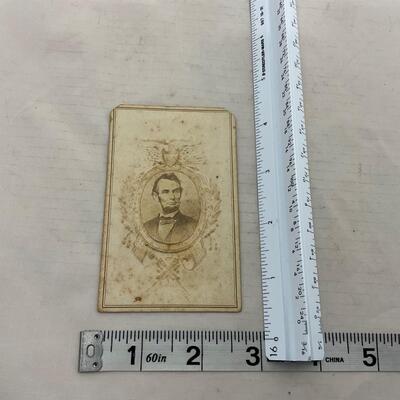 -109- HISTORY | Civil War Era Abe Lincoln Trade Advertising