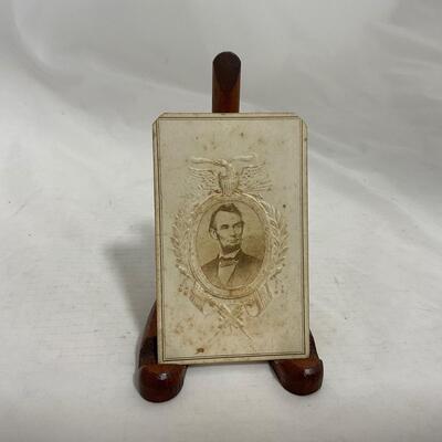 -109- HISTORY | Civil War Era Abe Lincoln Trade Advertising