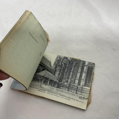 -110- MILITARY | World War I France bombing Postcard Booklet
