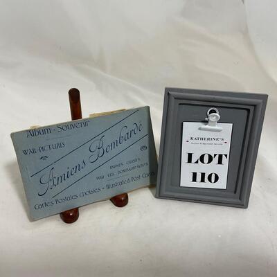 -110- MILITARY | World War I France bombing Postcard Booklet