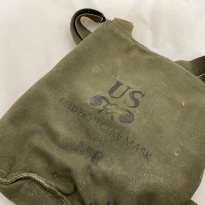 -116- MILITARY | World War 2 Us Field Protective Mask Bag