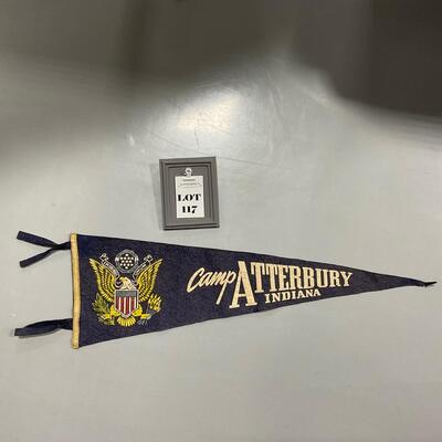 -117- MILITARY | Camp Atterbury Indiana Pennant
