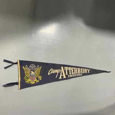 -117- MILITARY | Camp Atterbury Indiana Pennant