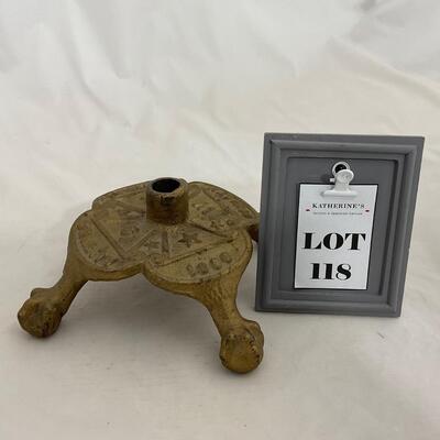 -118- MILITARY | 1883 Womenâ€™s Grand Army of the Republic Flag Pole Stand