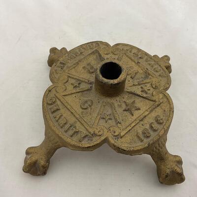 -118- MILITARY | 1883 Womenâ€™s Grand Army of the Republic Flag Pole Stand