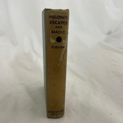 -124- HISTORY | Houdiniâ€™s Escape and Magic Book First Edition