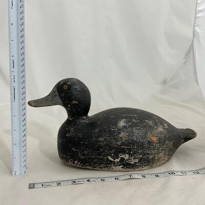 -125- HISTORY | Early 1900s Wooden Duck Decoy