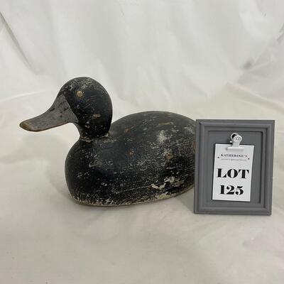 -125- HISTORY | Early 1900s Wooden Duck Decoy