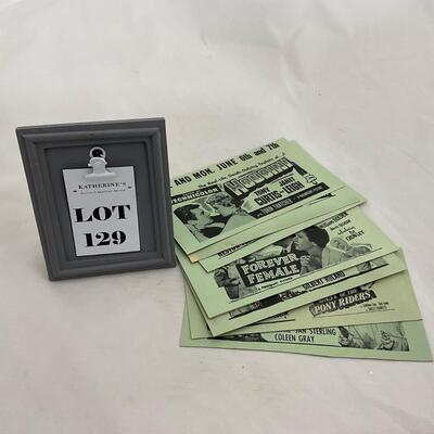 -129- ADVERTISEMENT | 1953 Movie Cards