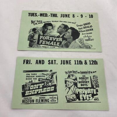 -129- ADVERTISEMENT | 1953 Movie Cards
