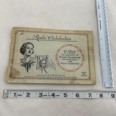 -130- ADVERTISEMENT | 1930â€™s Radio Celebrities Wills Cigarette Cards