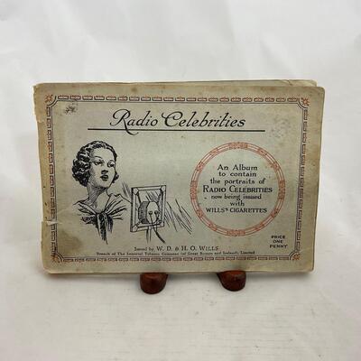 -130- ADVERTISEMENT | 1930â€™s Radio Celebrities Wills Cigarette Cards