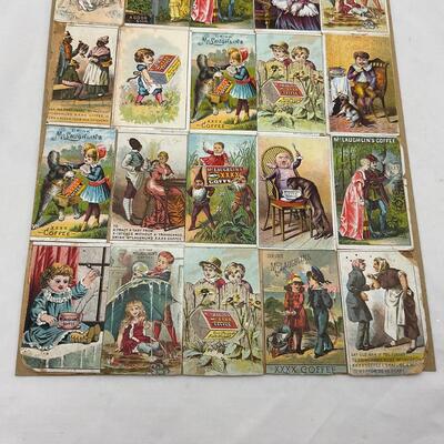 -135- ADVERTISEMENT | 1800â€™s Trade Cards Mclaughlins Coffee