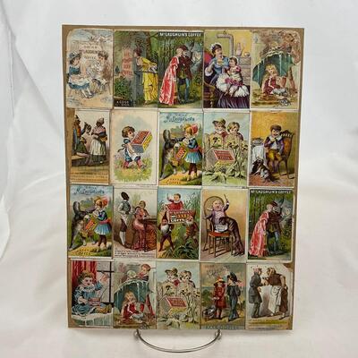-135- ADVERTISEMENT | 1800â€™s Trade Cards Mclaughlins Coffee