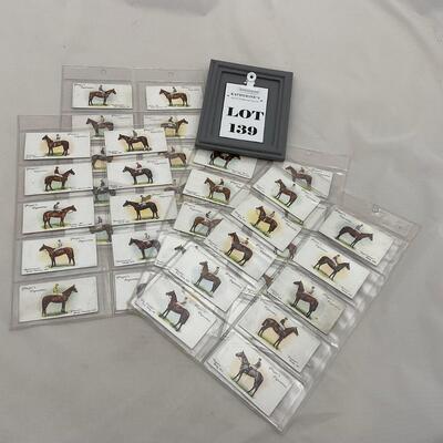 -139- ADVERTISEMENT | 1930â€™s Horse Racing Tobacco Cards