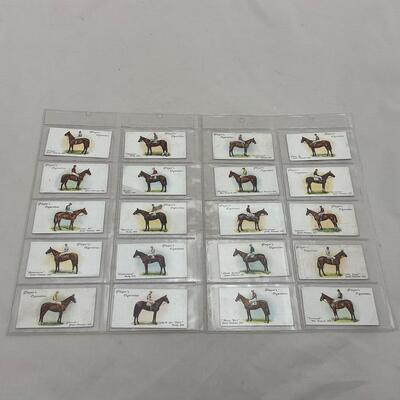 -139- ADVERTISEMENT | 1930â€™s Horse Racing Tobacco Cards