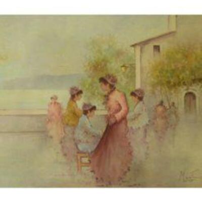 Excellent artwork by MABCtilli one of the best impressionist painters of the 20th century. Recently deceased any of his works represents...