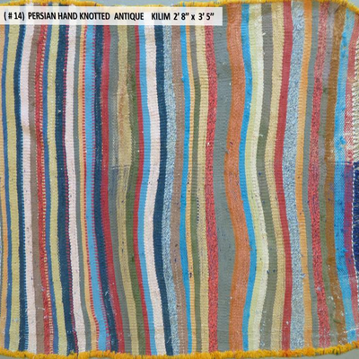 Fine quality, Vintage Persian Hand Knotted Kilims, 2' 8" X 3' 5"                        
on Perfect Conditions...