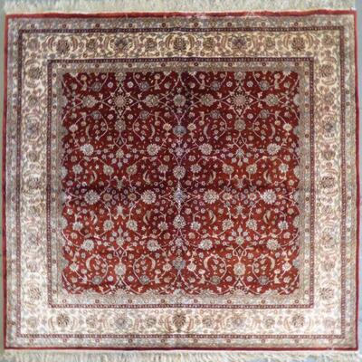 Turkish Silk 008, Hand Knotted Fine quality Turkish Silk Rug,
 6'2" X 5' 10"
Excellent Conditions 

Retail Price=...