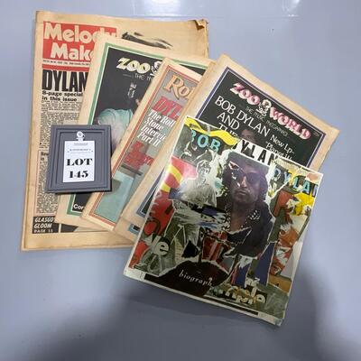 -145- ADVERTISEMENT | Bob Dylan Paper Collectibles