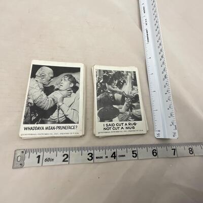 -150- POP CULTURE | Vintage Universal Studios Monster Cards