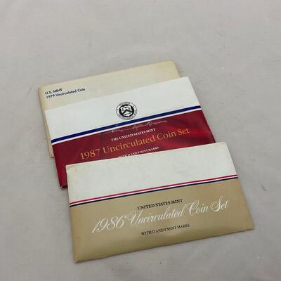 -159- CURRENCY | Coin Mint Set 1979, 1986, 1987