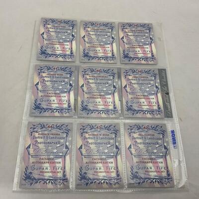 -160- HISTORY | Complete Set of Us Presidents Cards