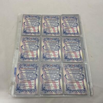 -160- HISTORY | Complete Set of Us Presidents Cards