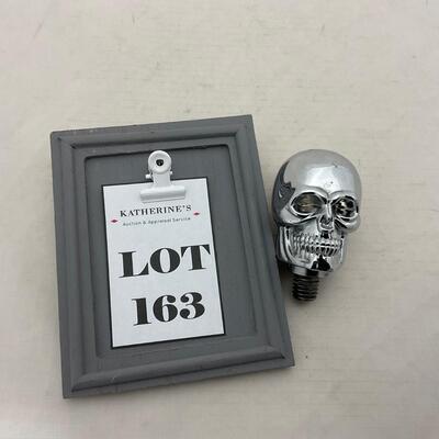 -163- VINTAGE | Metal Skull Knob Car Shifter