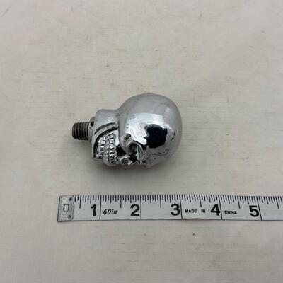 -163- VINTAGE | Metal Skull Knob Car Shifter