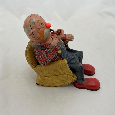 -168- VINTAGE | Smoking Grandpa Toy