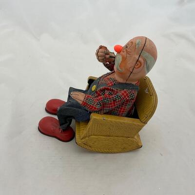 -168- VINTAGE | Smoking Grandpa Toy