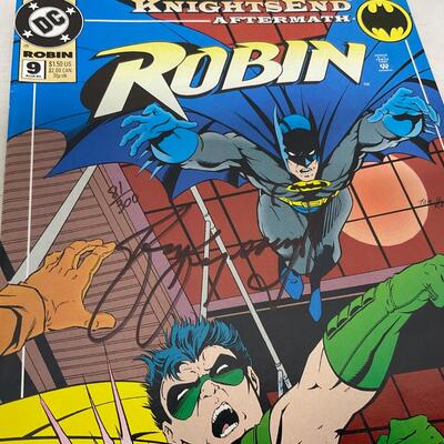-180- VINTAGE | Autographed Batman Robin Comics By Ray Kryssing