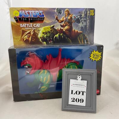 -209- POP CULTURE | Retro Masters of The Universe Battlecat Heman