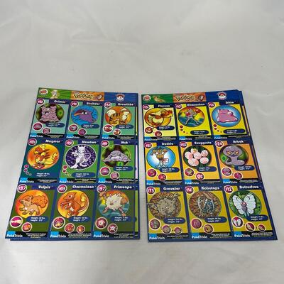 -233- POKÃ‰MON | Uncut Burger King Sheets of PokÃ©mon Cards