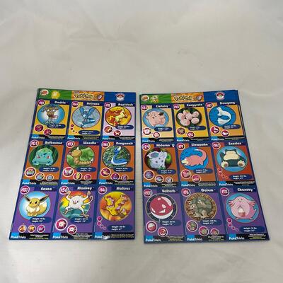 -233- POKÃ‰MON | Uncut Burger King Sheets of PokÃ©mon Cards