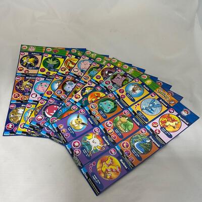 -233- POKÃ‰MON | Uncut Burger King Sheets of PokÃ©mon Cards