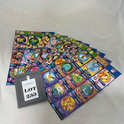 -233- POKÃ‰MON | Uncut Burger King Sheets of PokÃ©mon Cards