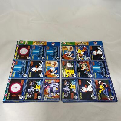 -233- POKÃ‰MON | Uncut Burger King Sheets of PokÃ©mon Cards