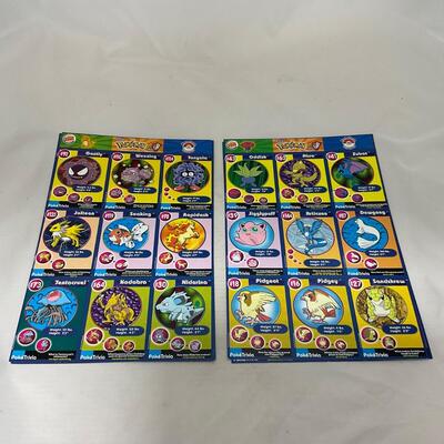 -233- POKÃ‰MON | Uncut Burger King Sheets of PokÃ©mon Cards