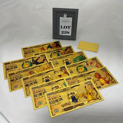 -238- POKÃ‰MON | Gold Currency Collection