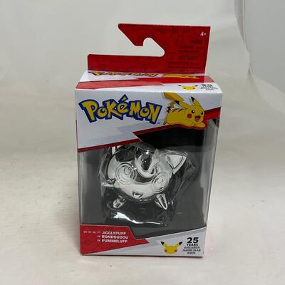-256- POKÃ‰MON |  25 Year Anniversary Silver Jigglypuff Figure
