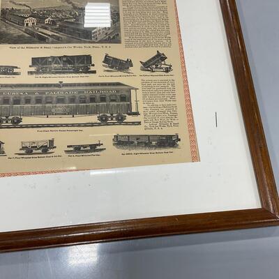 -260- TRAINS | 1800â€™s Train Car Maker Advertising