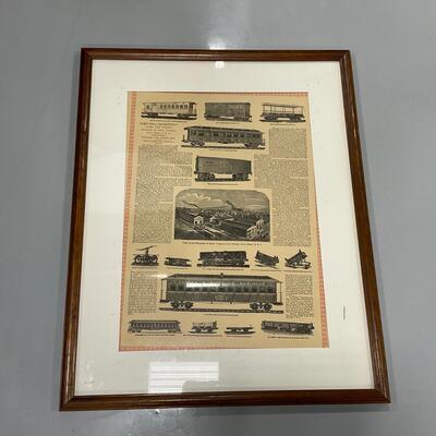 -260- TRAINS | 1800â€™s Train Car Maker Advertising