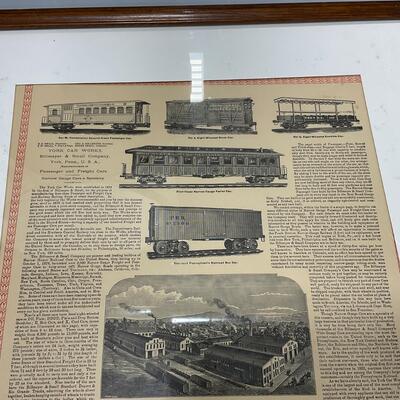 -260- TRAINS | 1800â€™s Train Car Maker Advertising
