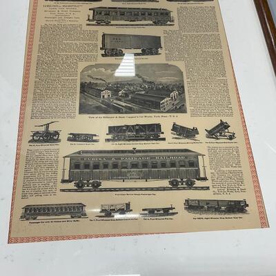 -260- TRAINS | 1800â€™s Train Car Maker Advertising