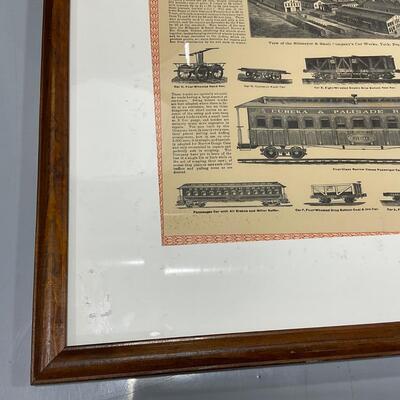 -260- TRAINS | 1800â€™s Train Car Maker Advertising