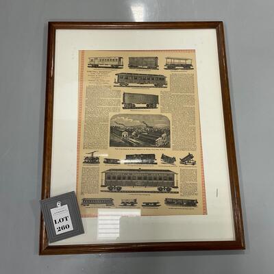 -260- TRAINS | 1800â€™s Train Car Maker Advertising