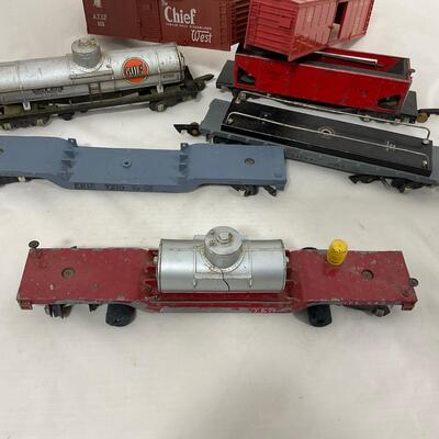 -262- TRAINS | Mixed Vintage Train Cars