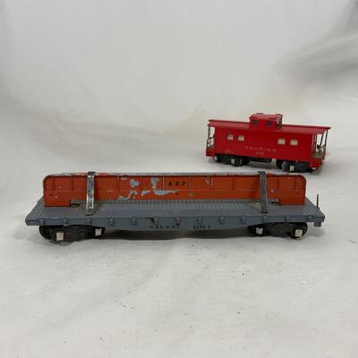 -264- TRAINS | 1950â€™s American Flyer Mixed Train Cars